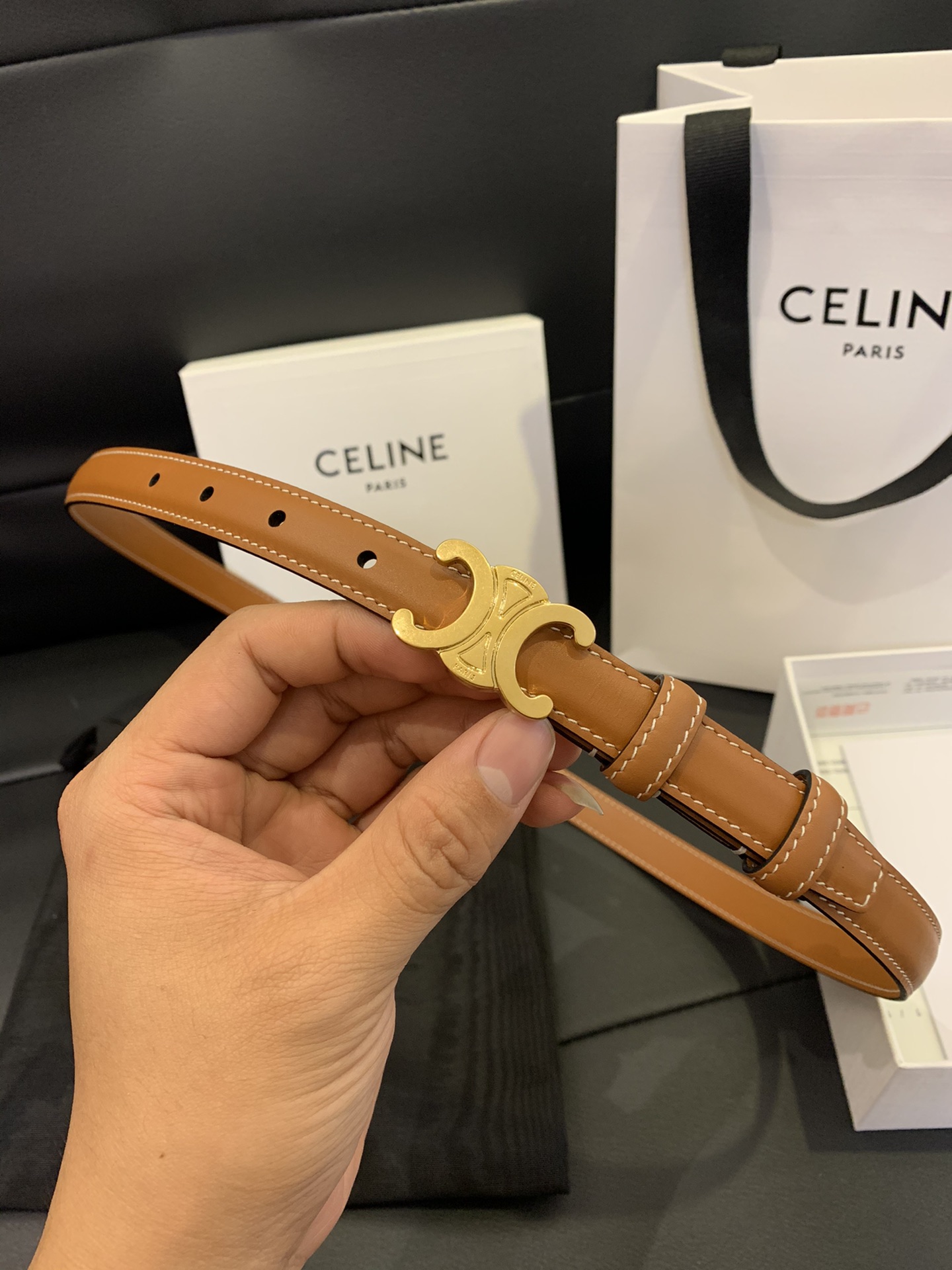 Celine Belt 005 22PJ061 1.8cm