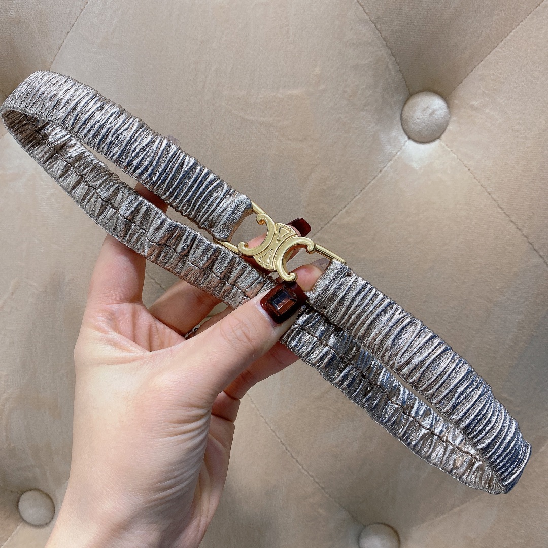 Celine Belt 006 22PJ061 2.5cm