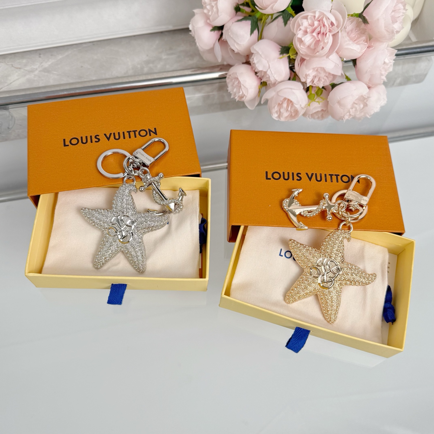 Louis Vuitton Key Chain Starfish Dynasty Bag Charm And Keychain Accessories