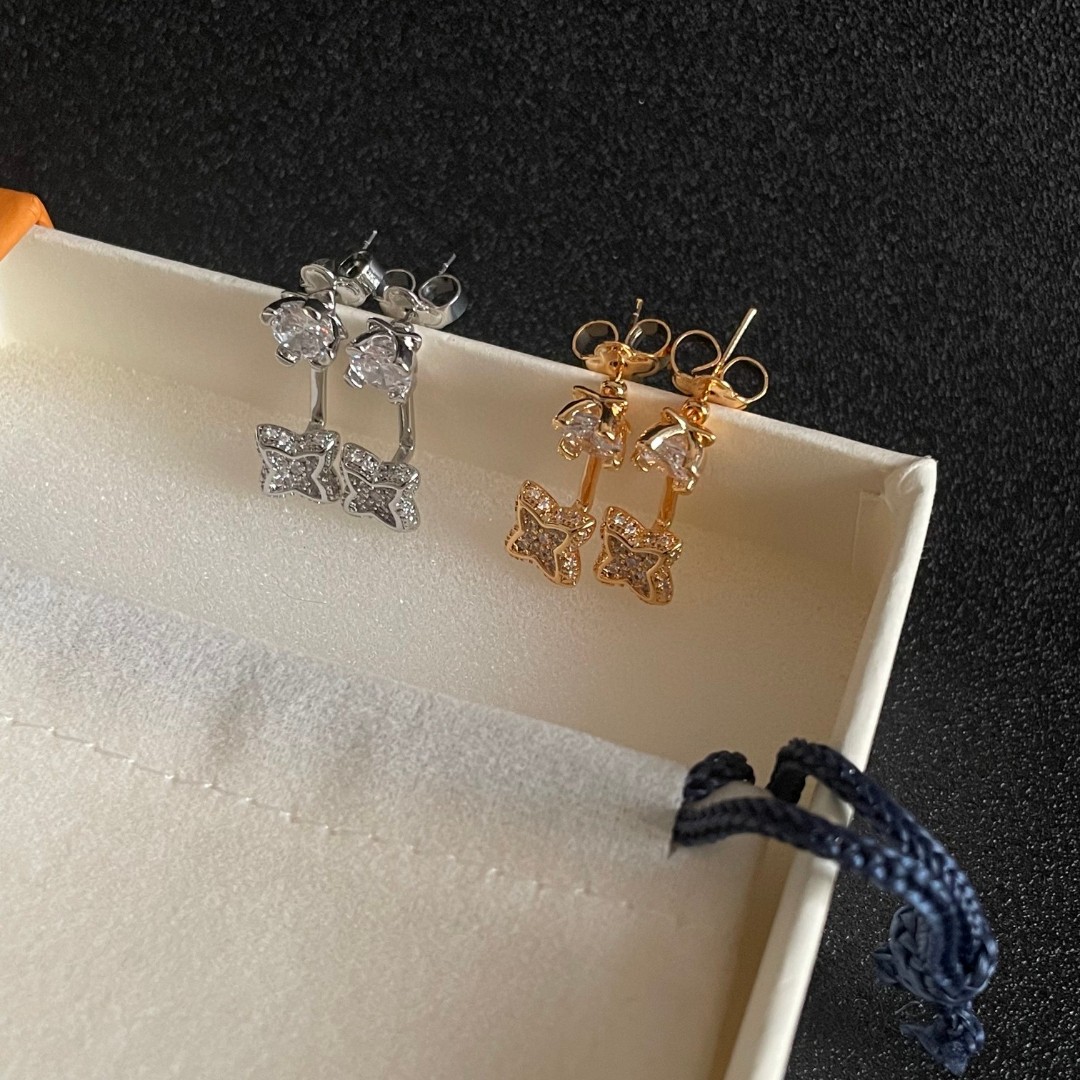 Louis Vuitton Jewelry Earring Lv letter earrings