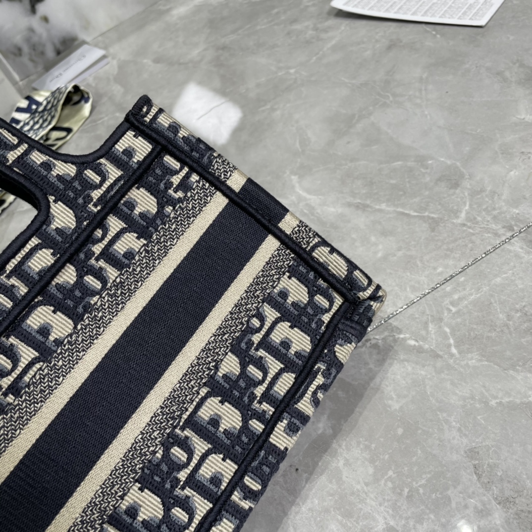 10A + top quality Mini Dior Book Tote 0175 XB041 23cm