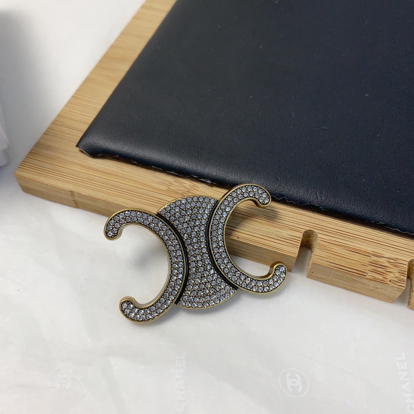 Celine Jewelry Brooches Arc de Triomphe full diamond brooch