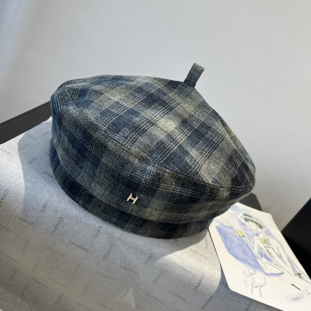 Hermes Hat Beret 57cm Accessories