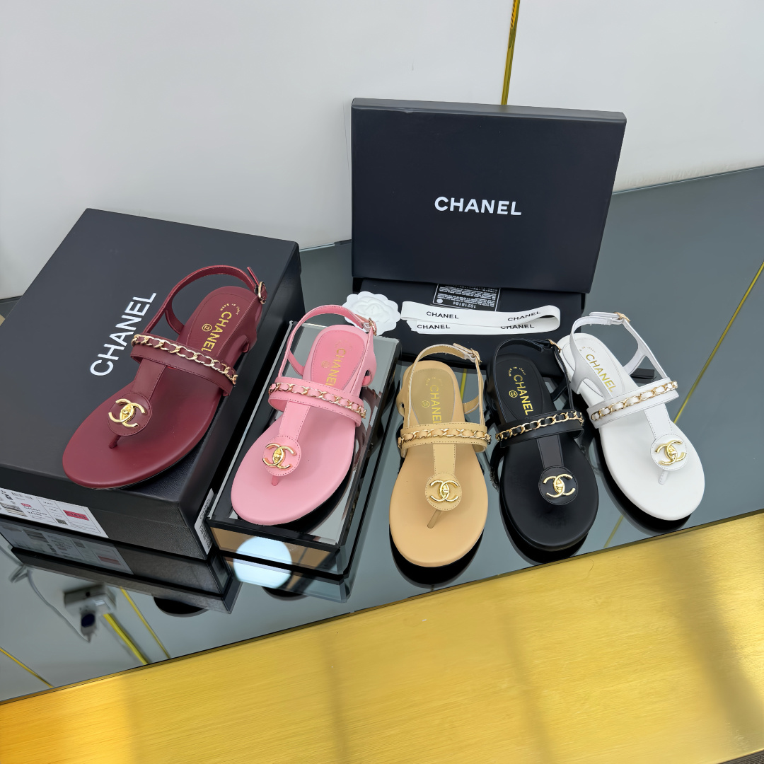Chanel  Shoes Summer new women's clip on sandals