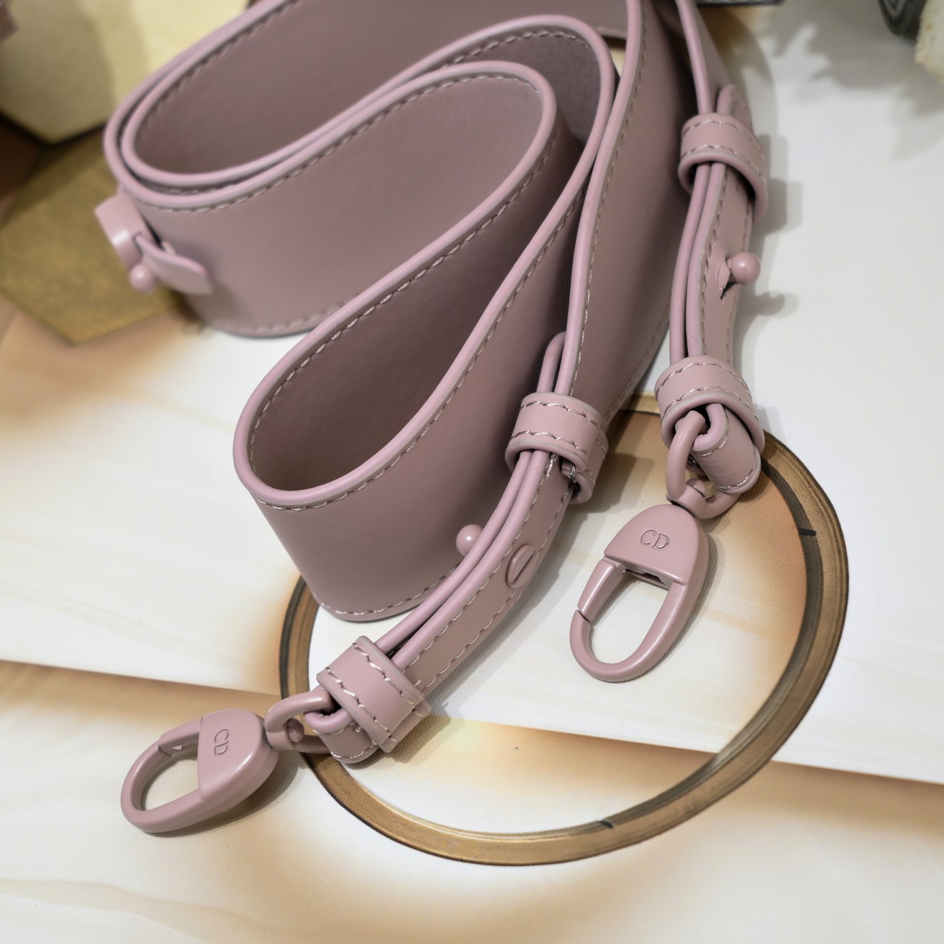 Small Lady Dior My ABCDior Bag Purple Matte 2022 LM061 20cm