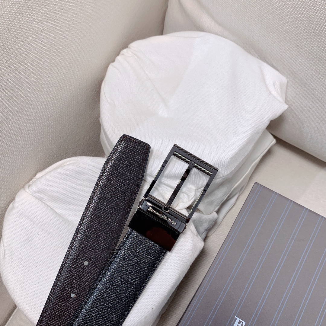 ZEGNA Belt 001 22PJ061 3.5cm