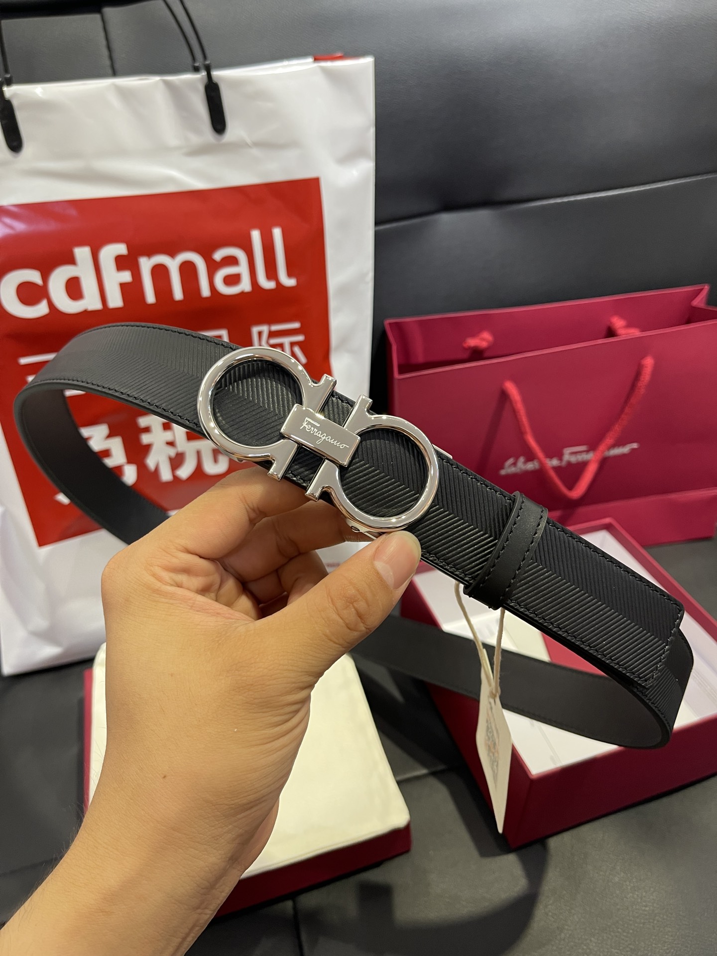 FERRAGAMO Belt 002 22PJ081 3.5cm