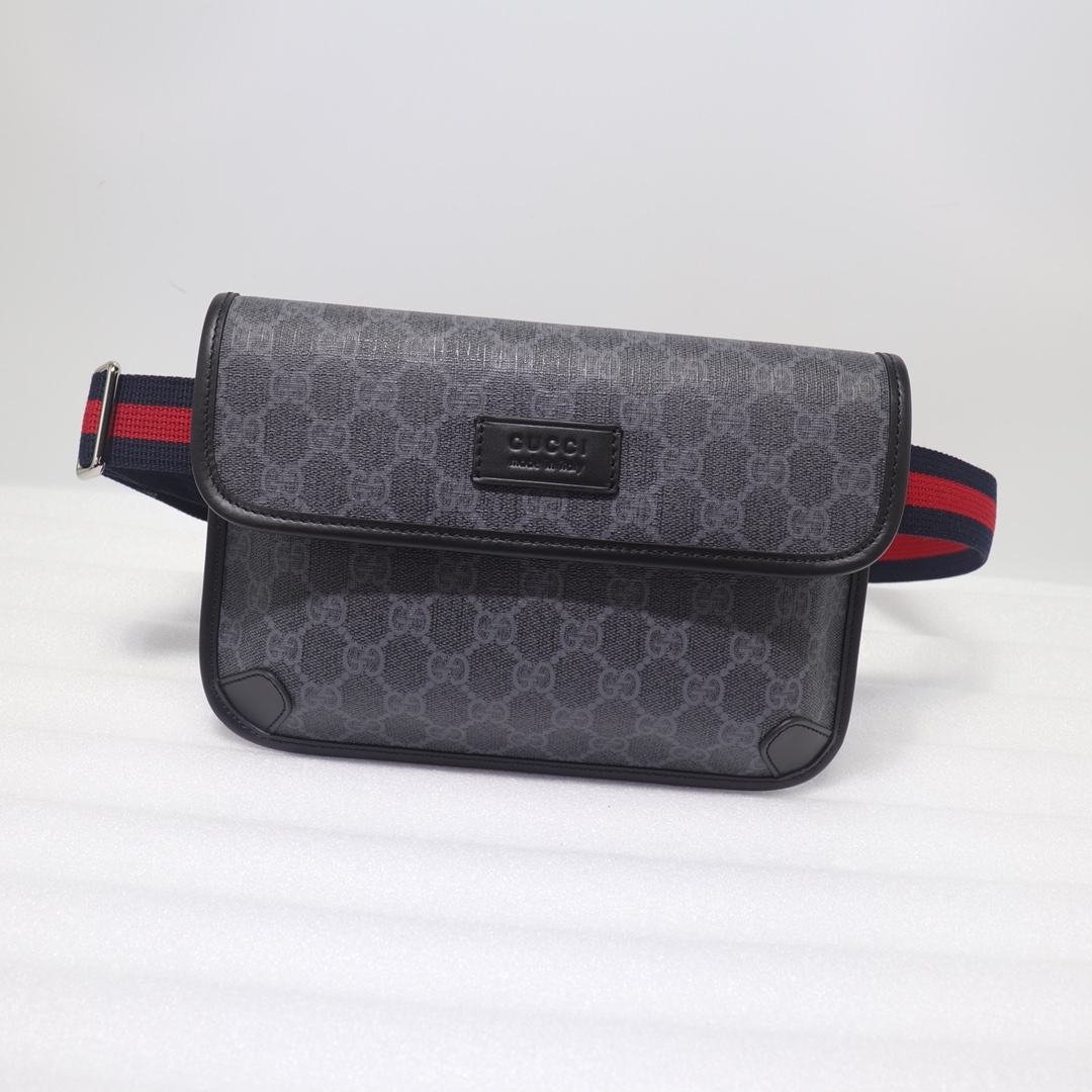 GG Black belt bag 598113