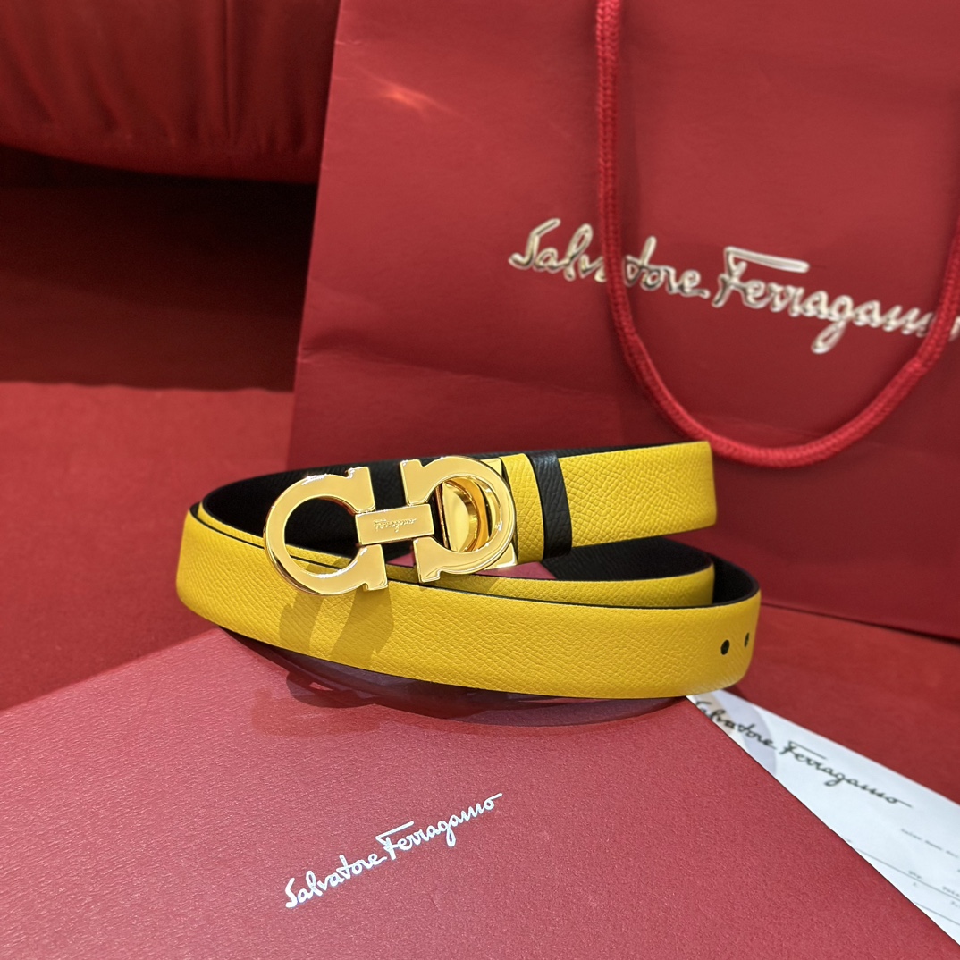 FERRAGAMO Belt 005 22PJ081 2.5cm