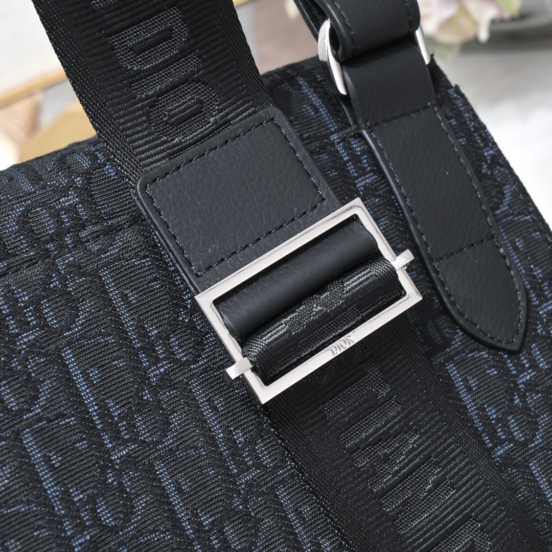 Saddle Bag Black print 1088 LM581 23cm