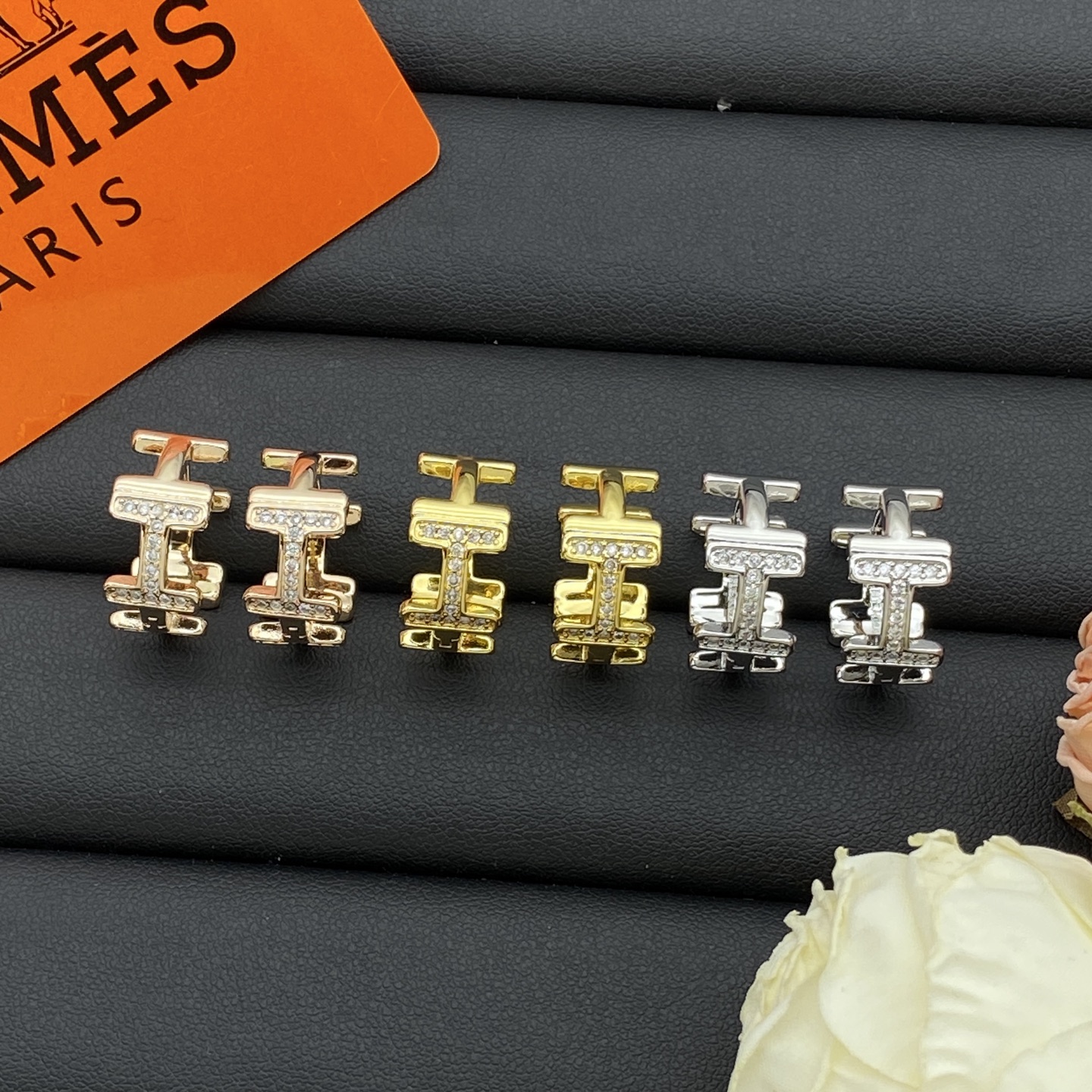 Hermes Earring Jewelry Letter Ring Design