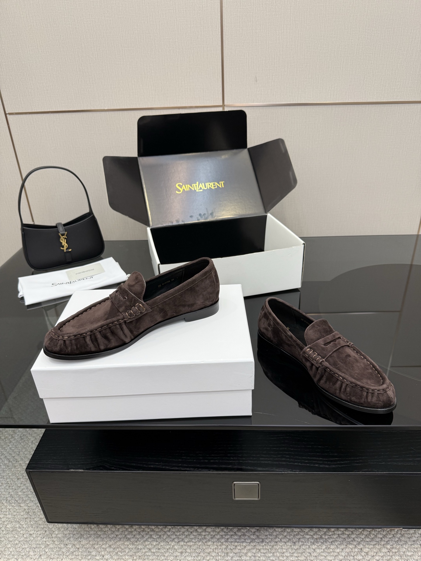 Saint Laurent Shoes Loafers Cowhide
