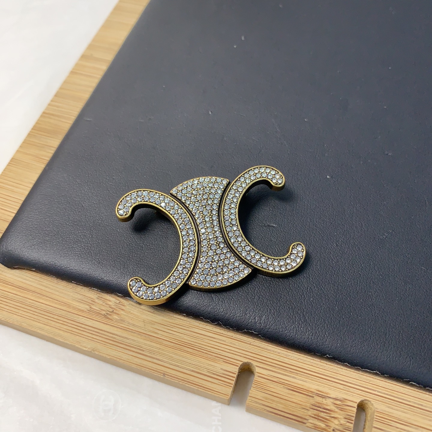 Celine Jewelry Brooches Arc de Triomphe full diamond brooch