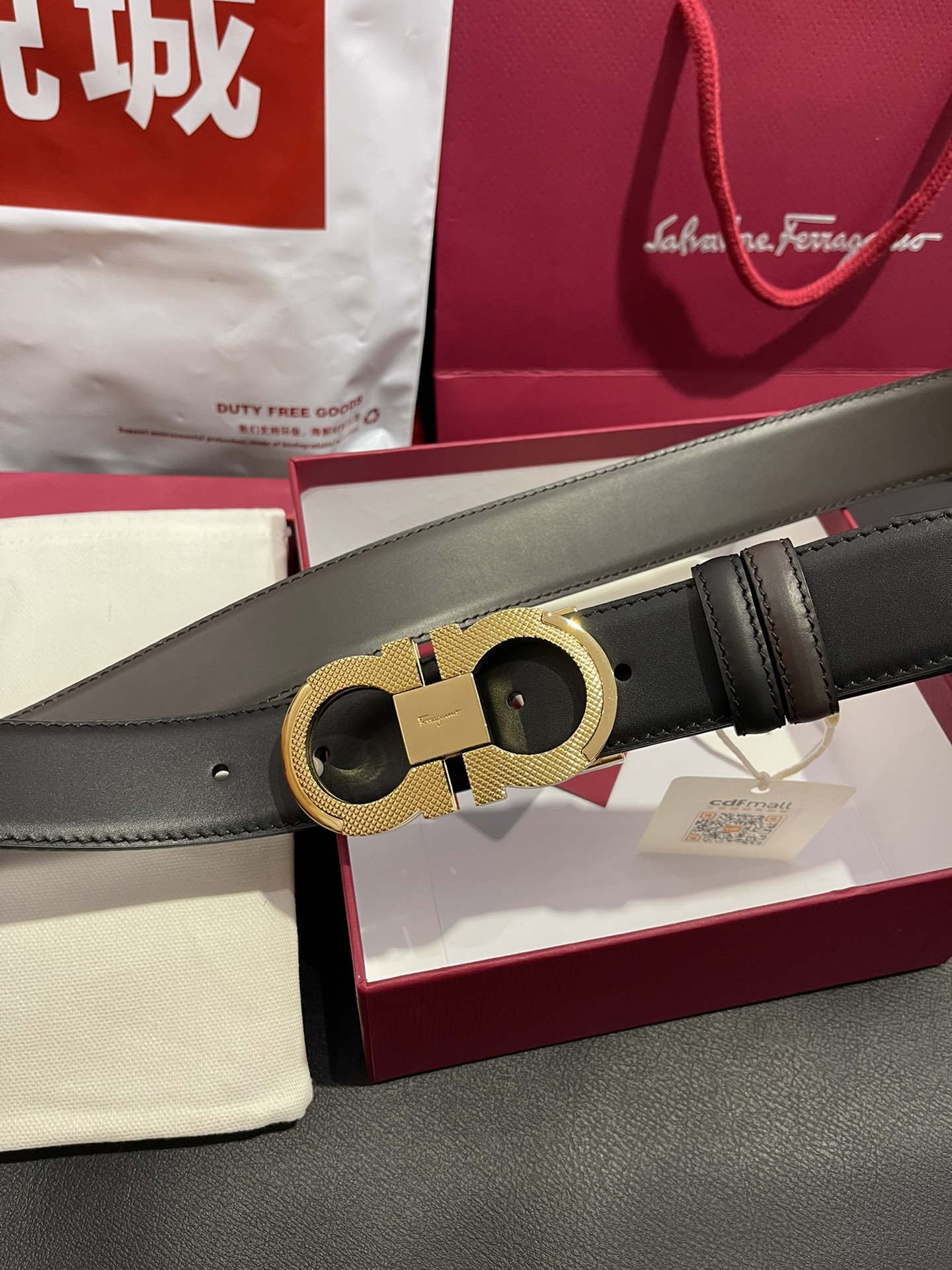 FERRAGAMO Belt 002 22PJ081 3.5cm