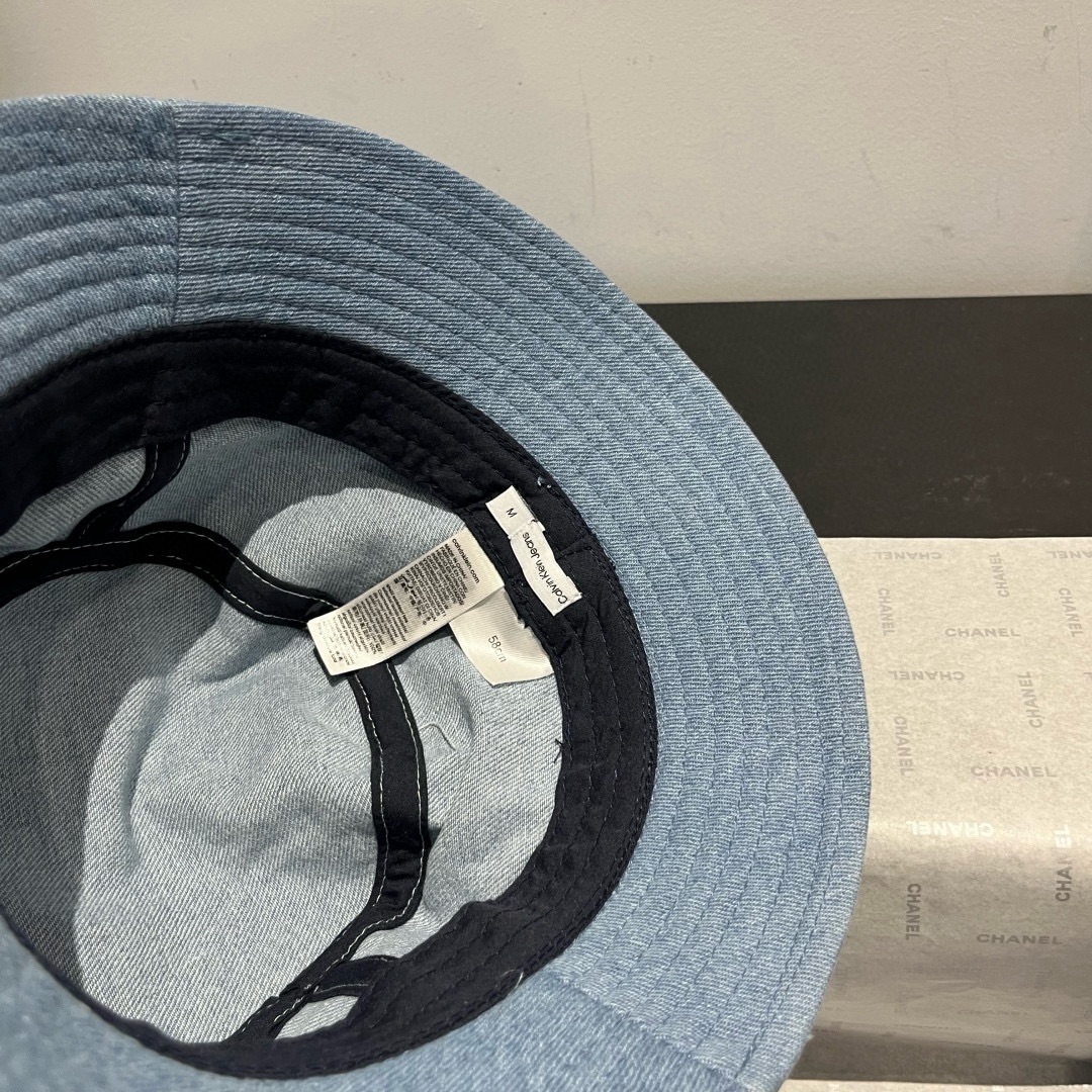 CK Hat Denim Bucket Hat 57cm Accessories