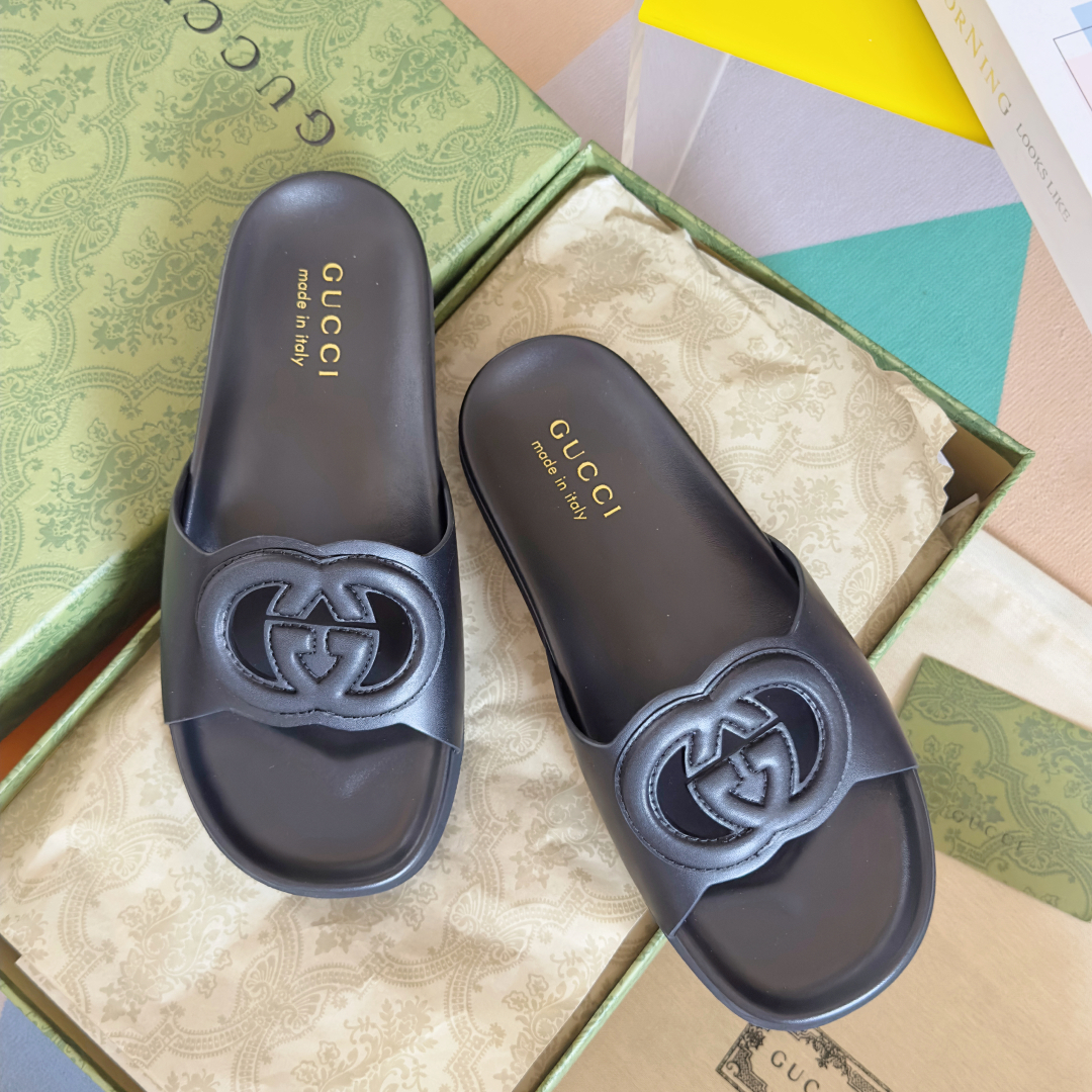 Gucci Shoes Latest couple style slippers