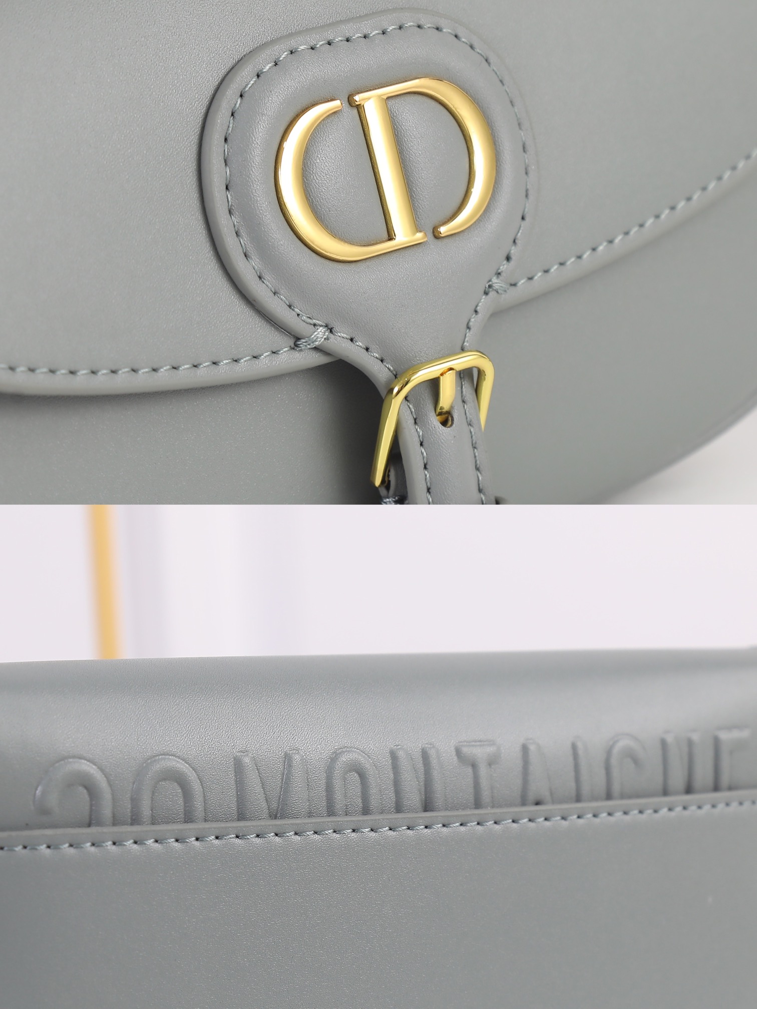 Dior Bobby East-West Bag Grey 2012 XM071 22cm