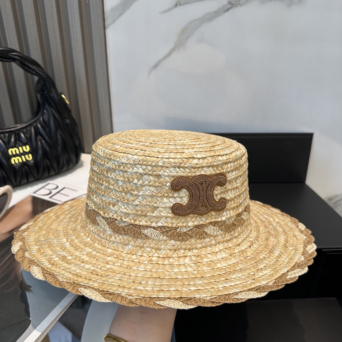 Celine Hat Sun Protection Straw Hat Accessories