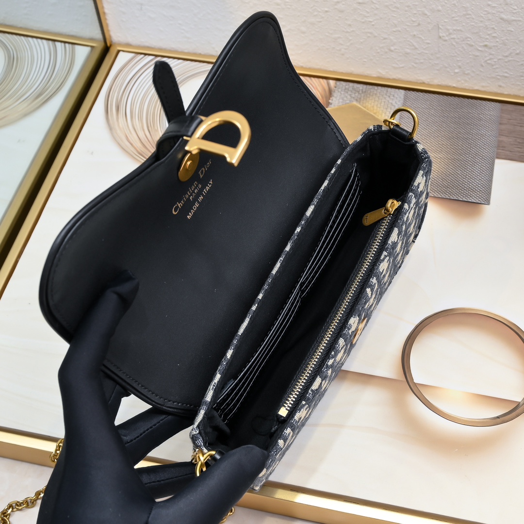 Dior Saddle Chain Bag 5907 LM061 21.5cm