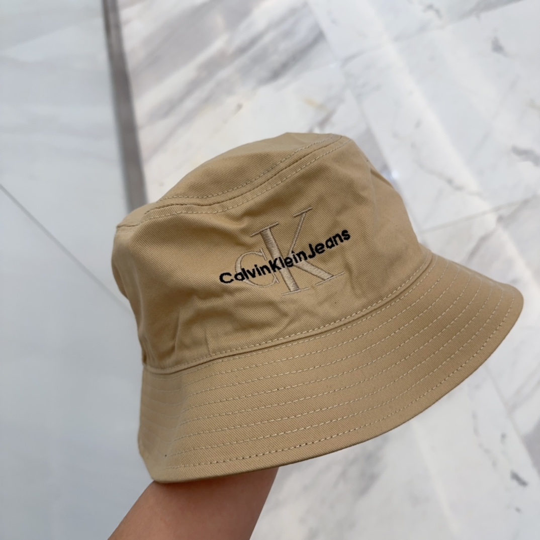 CK Hat Embroidered Bucket Hat Accessories