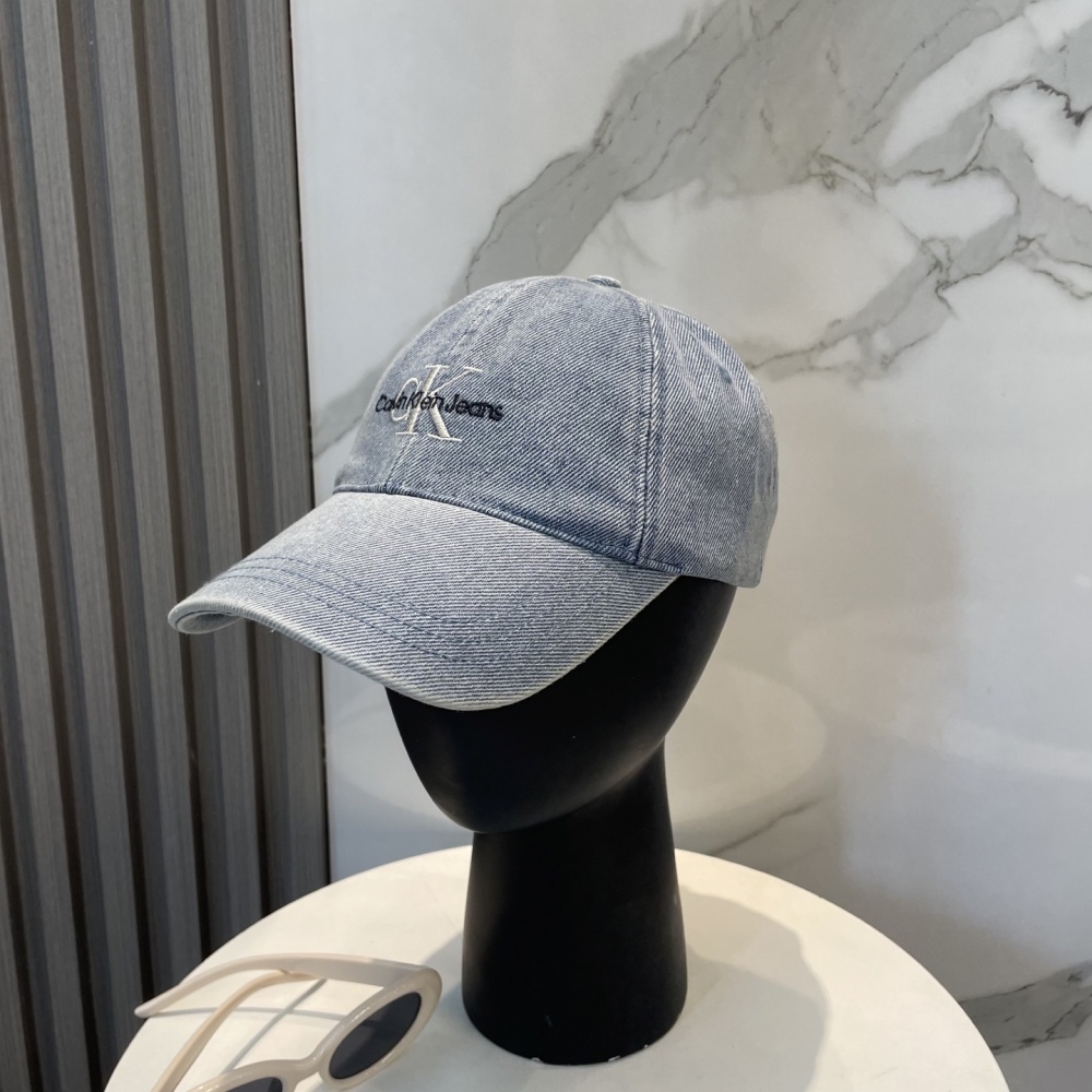 CK Hat Embroidered Denim Baseball Cap Accessories