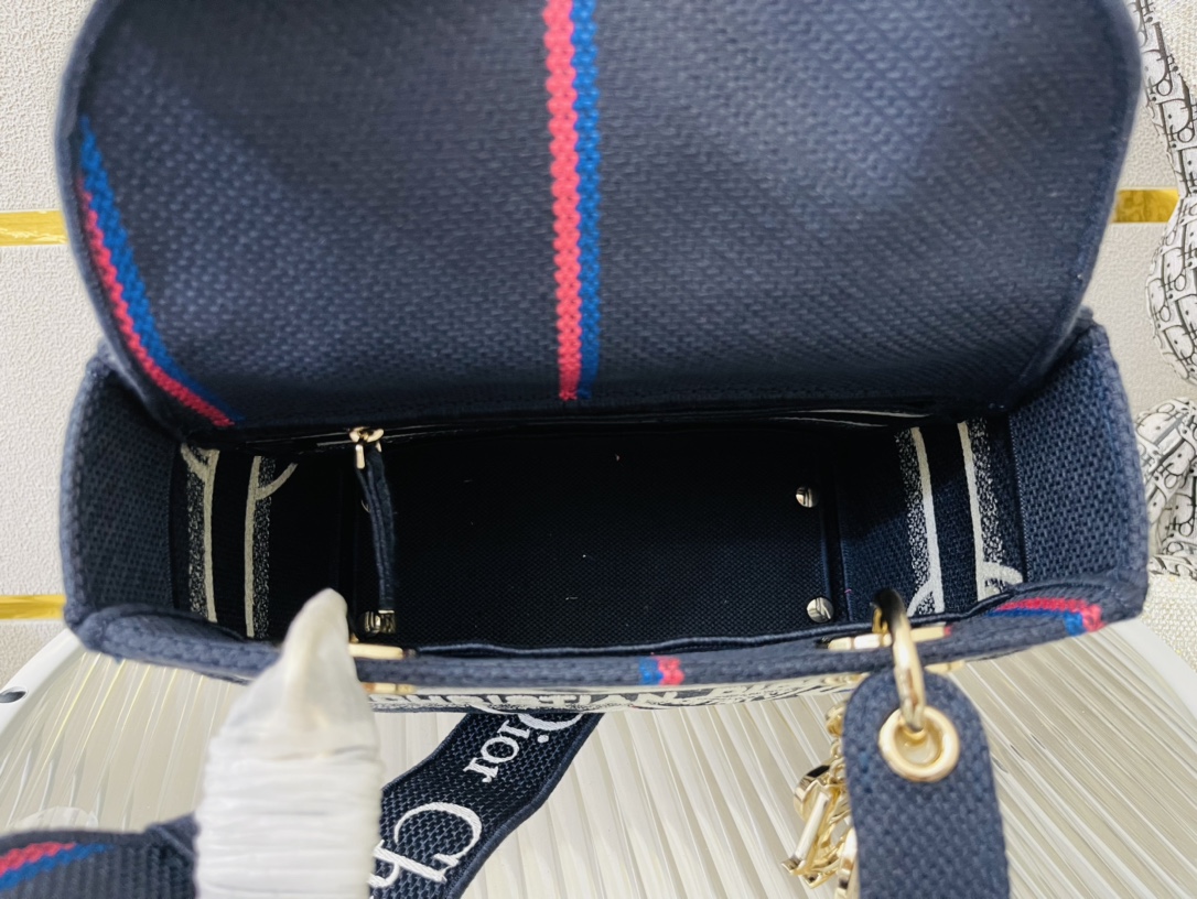 10A + top quality Dior Medium Lady D-Lite Bag 9920 DD003 24cm