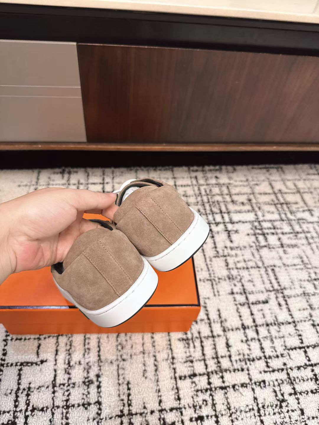 Hermes Shoes Casual Shoes Sheepskin