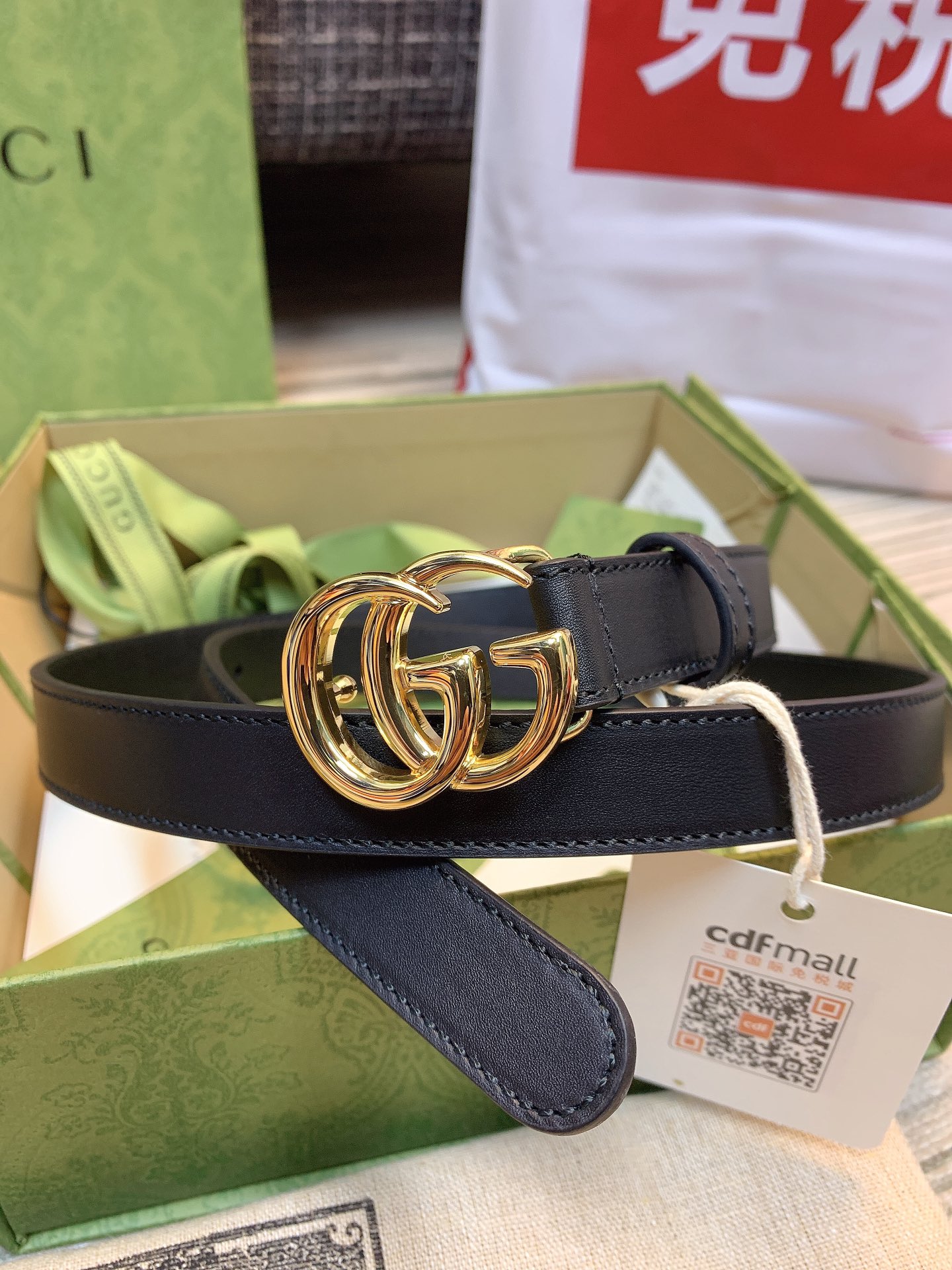 GUCCI Belt 011 22PJ081 2cm