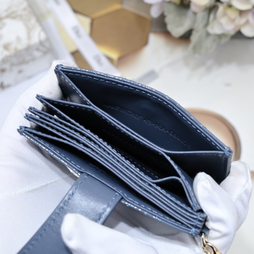 Lady Dior 5-Gusset Card Holder 10A+ top quality S0178 LM091 10.4cm