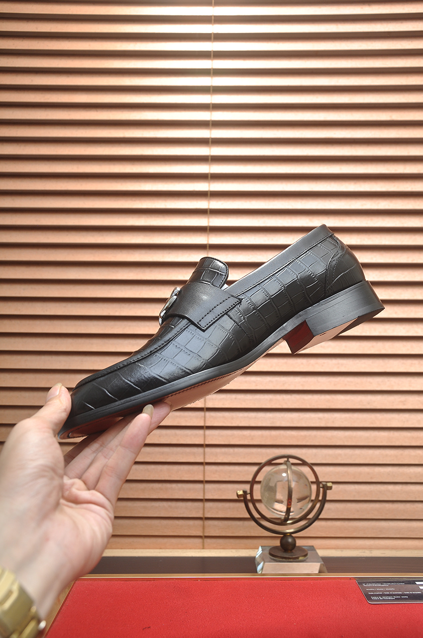 D&G Shoes Leather Shoes Imported Top-Grain Cowhide Shoes