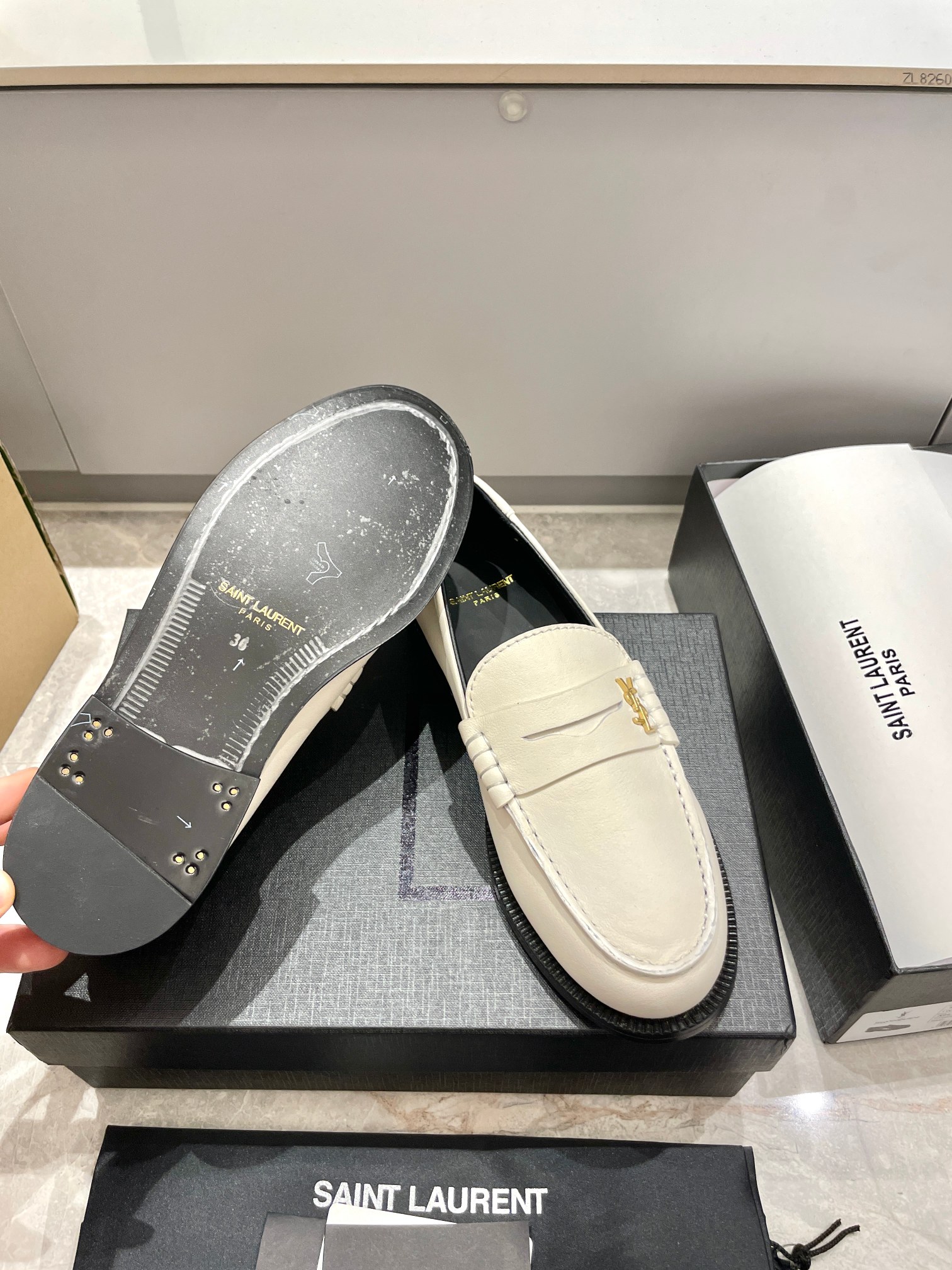 Saint Laurent Shoes Loafers Cowhide