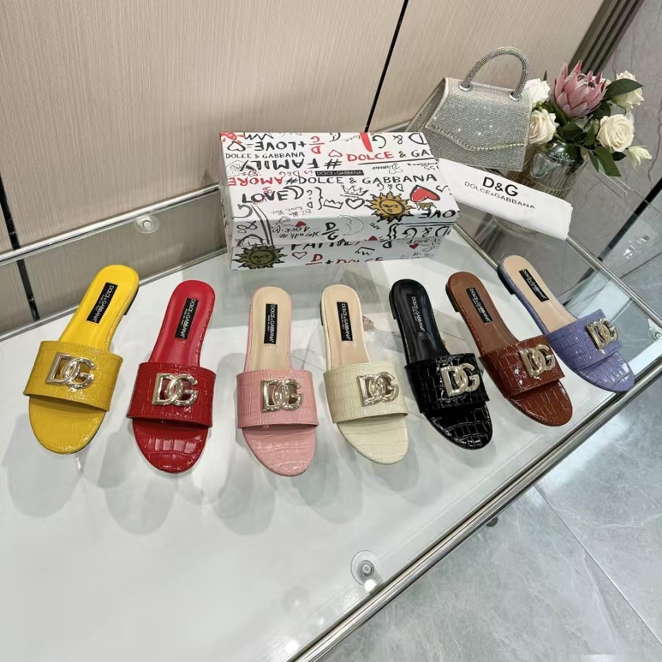 D&G Shoes Seven color women's slippers
