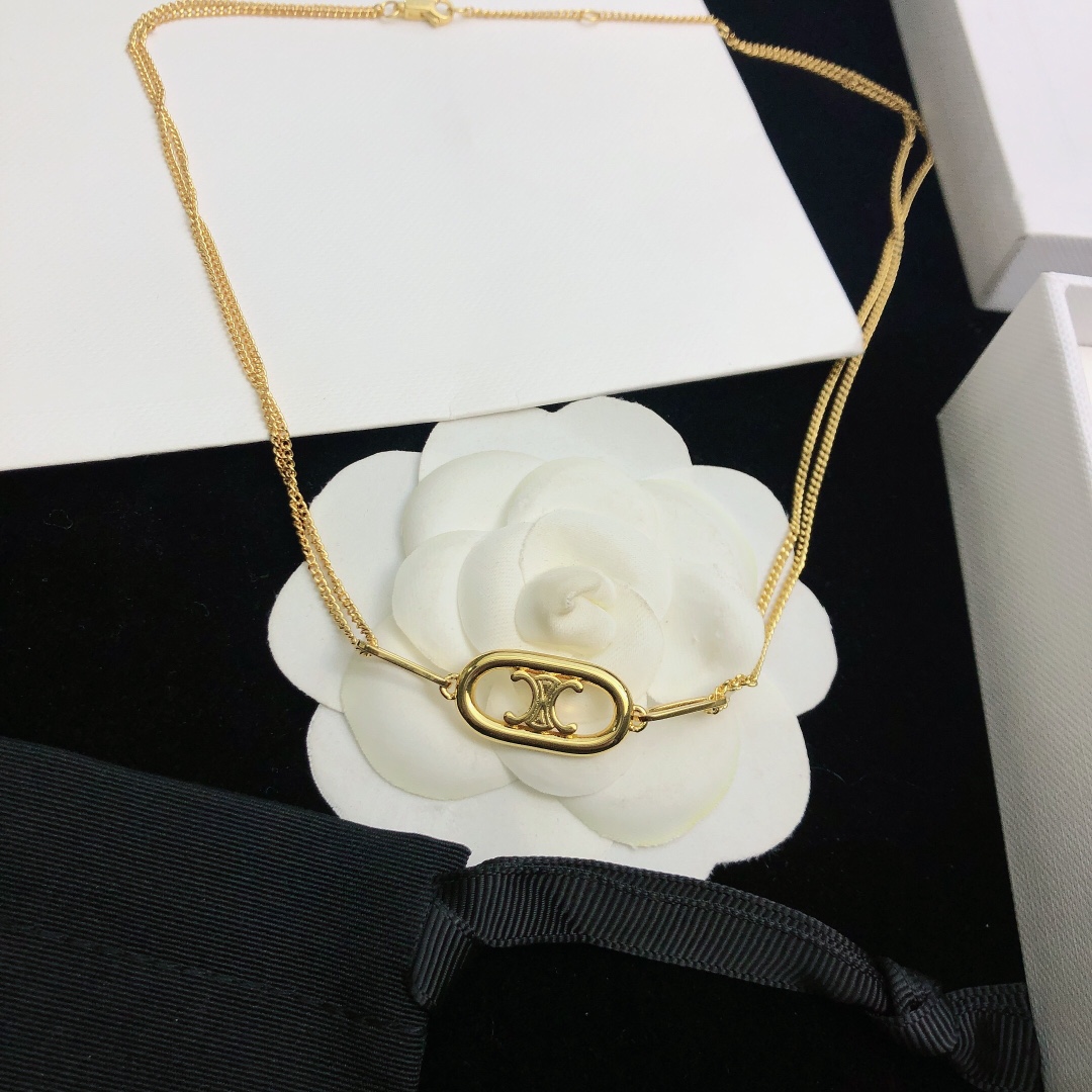 Celine Jewelry Necklace Gorgeous and luxurious top-level visual series