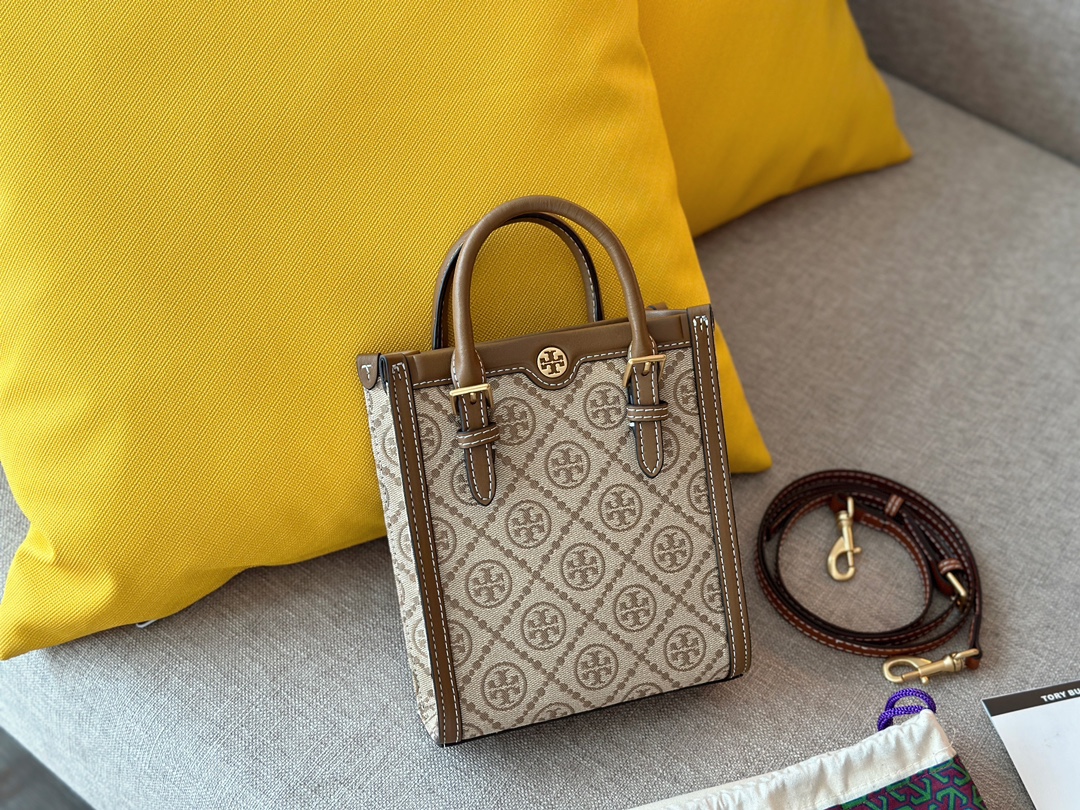 Tory Burch T Monogram Tote 011 LLS051 16cm