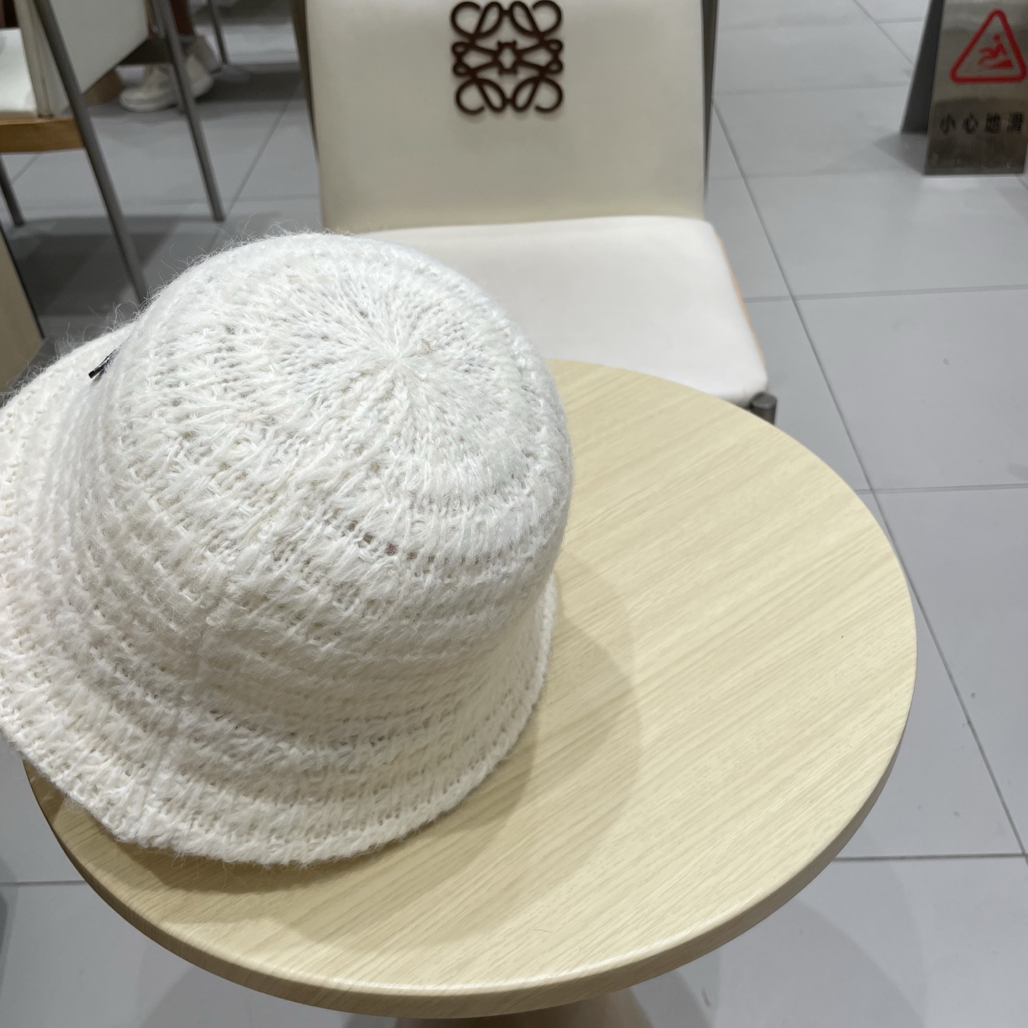 Moncler Hat Woven Wool Bucket Hat Accessories