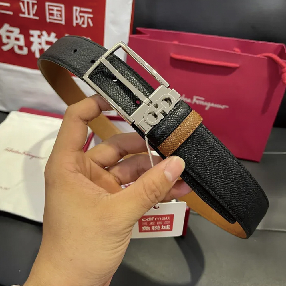 FERRAGAMO Belt 001 22PJ081 3.5cm