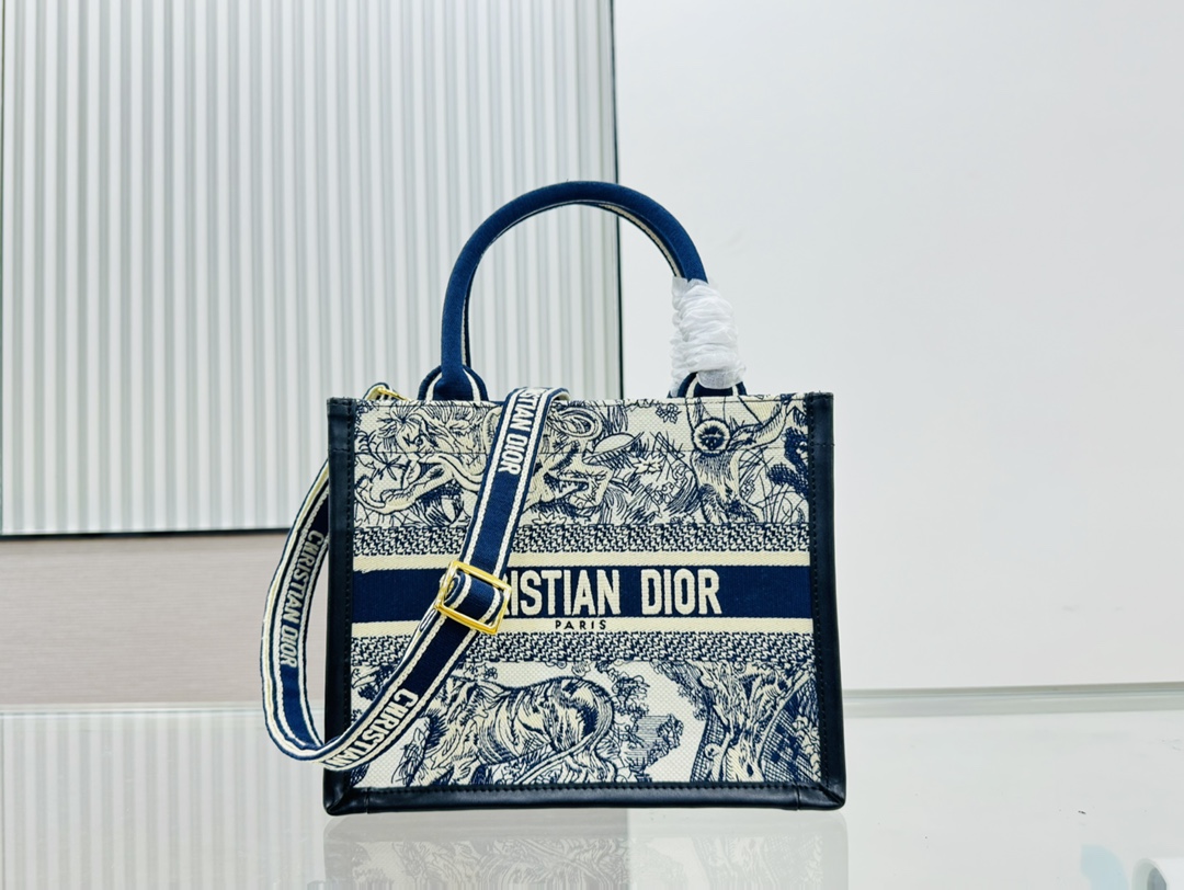 10A + top quality Dior Book Tote With Strap 8833 LM012042062 26-42cm