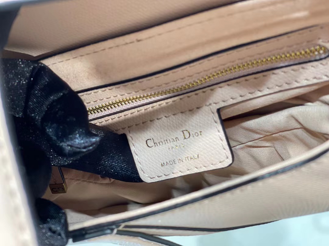 Dior Saddle Bag Nude 6677 XB012 25.5cm