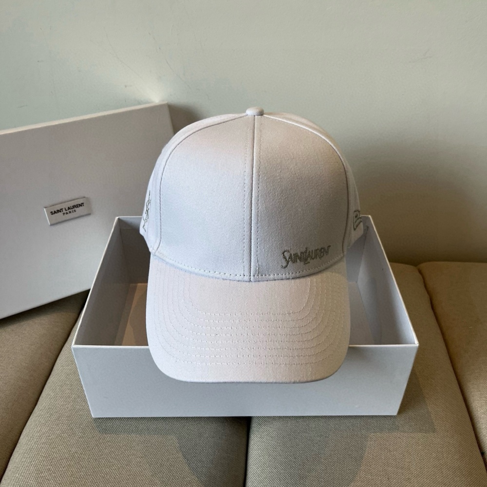 Saint Laurent Hat Simple Baseball Cap Accessories