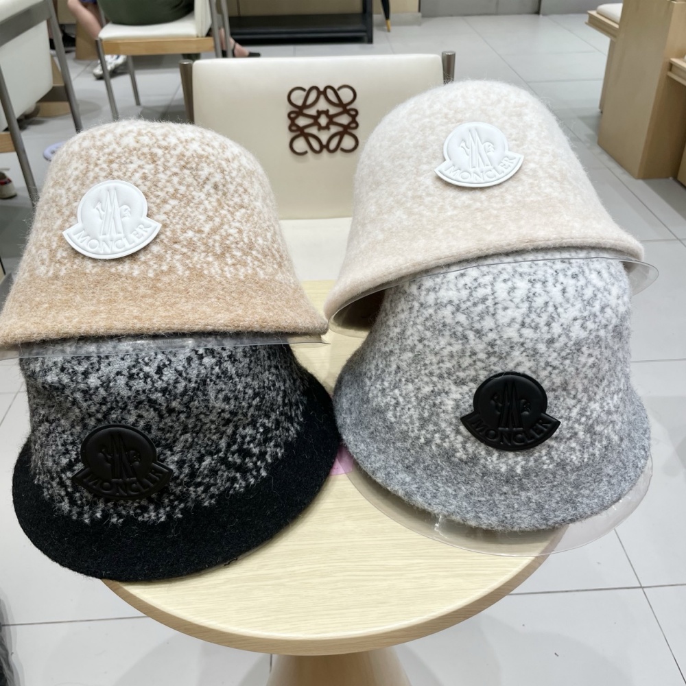 Moncler Hat Knitted Warm Bucket Hat Accessories