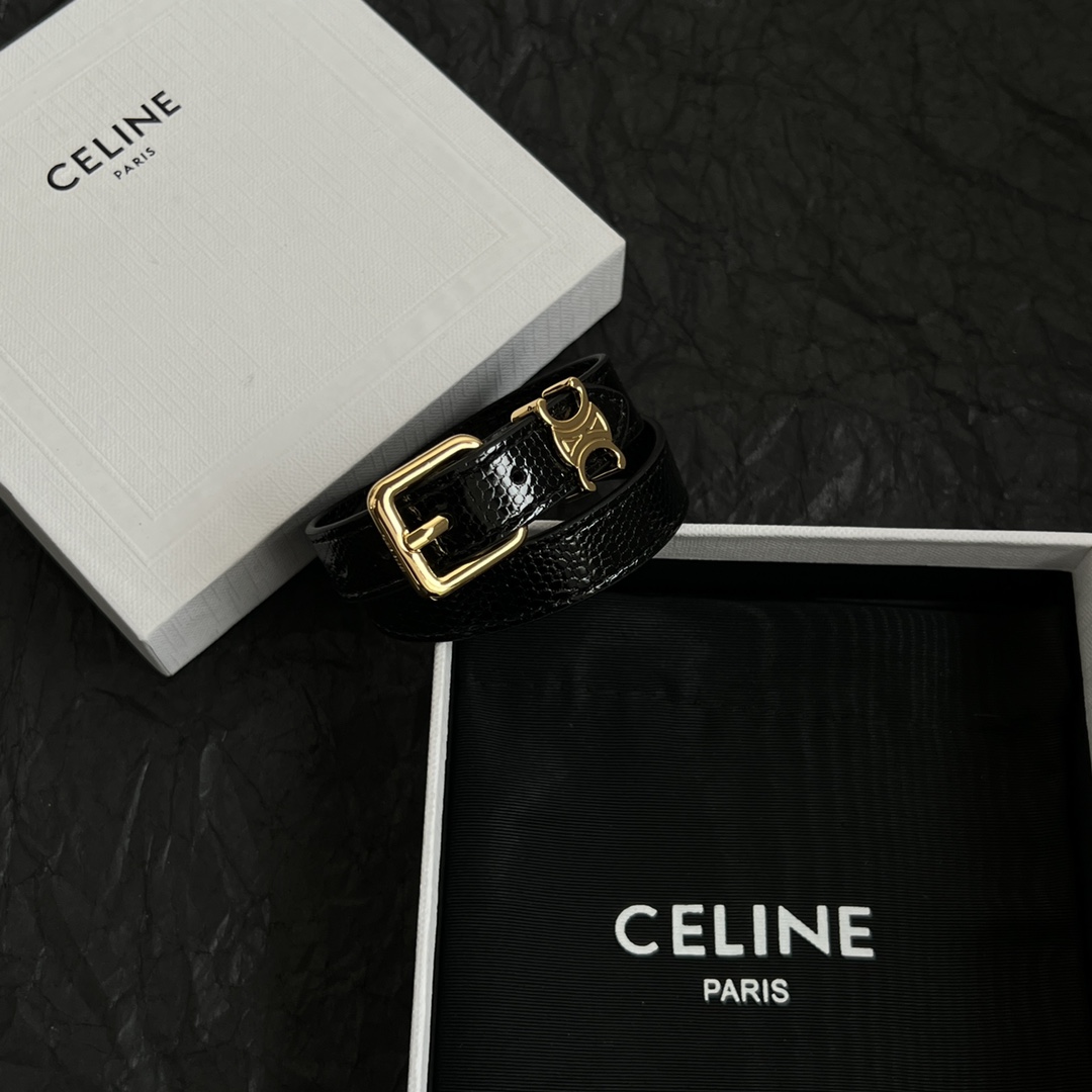 Celine Jewelry Bracelets Leather buckle dual-purpose