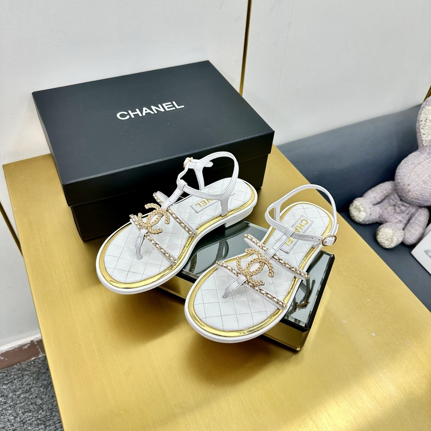 Chanel  Shoes New classic clip on women's sandals