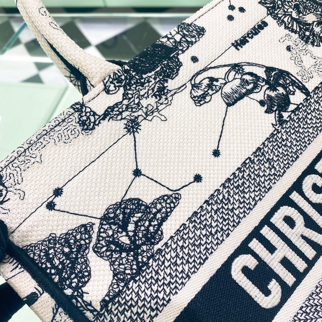 10A + top quality Medium Dior Book Tote 1296 DLAM022 36cm