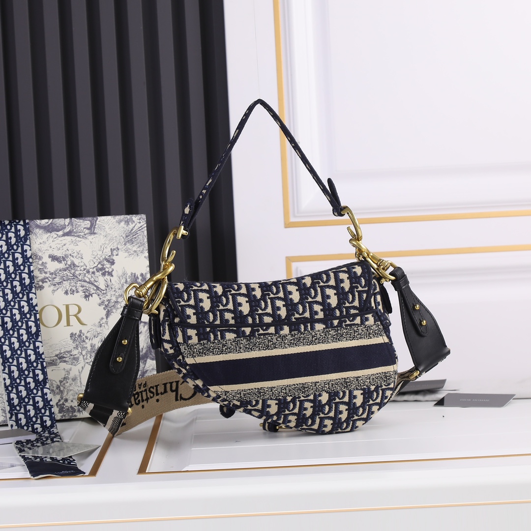 Saddle Bag Blue print CD-5501 XB032 25.5cm 02