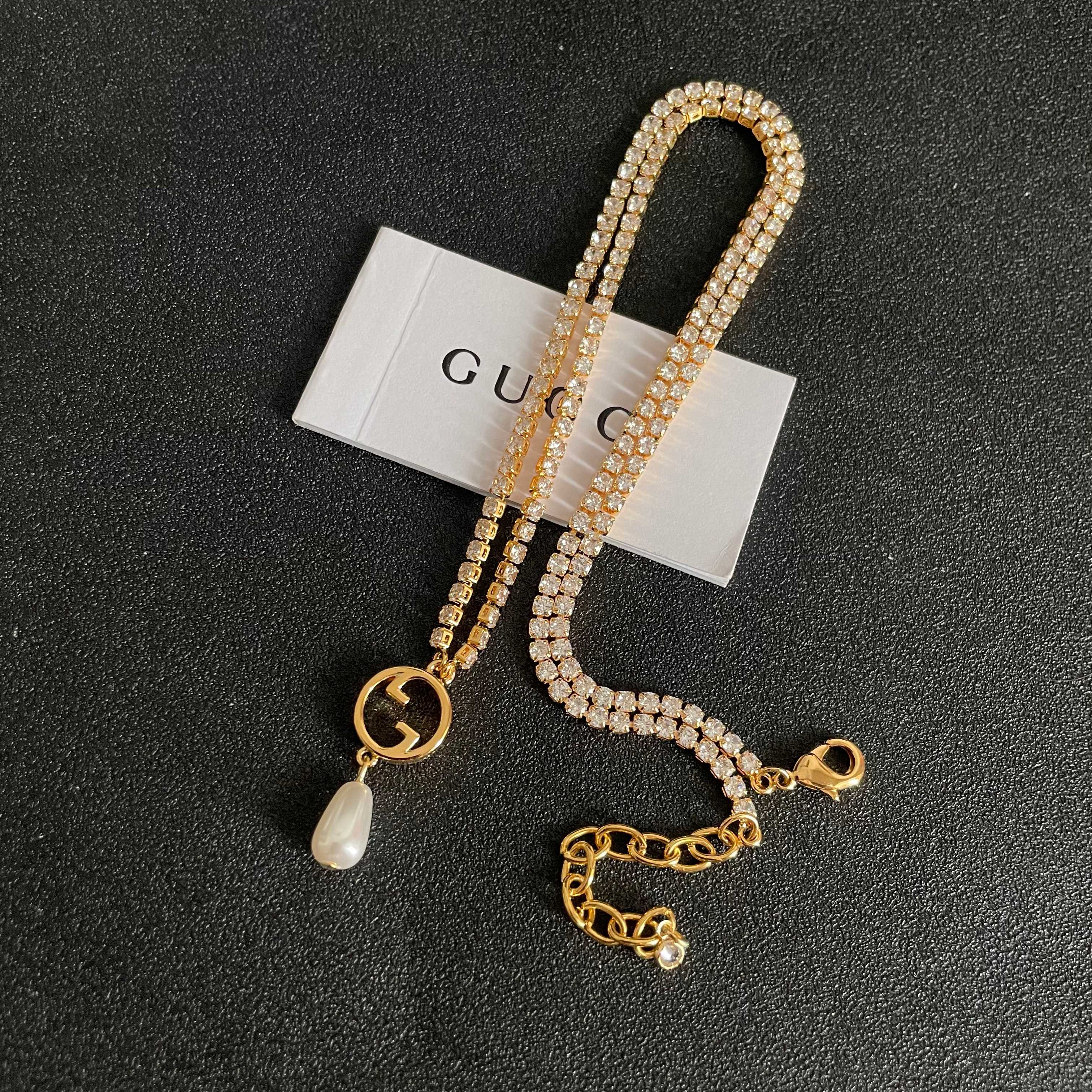 Gucci Jewelry Necklace Pearl Pendant