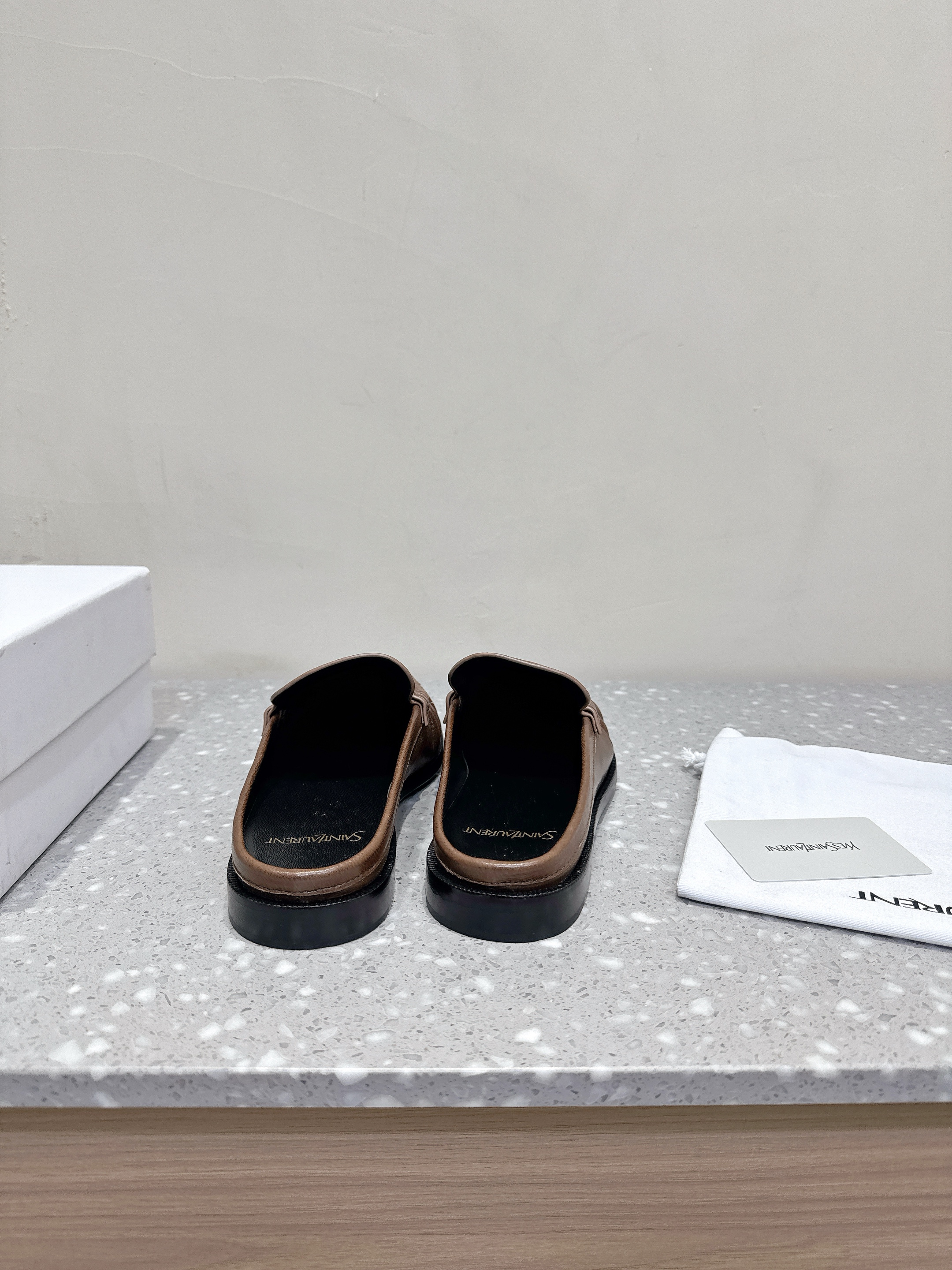 Saint Laurent Shoes Loafers Cowhide