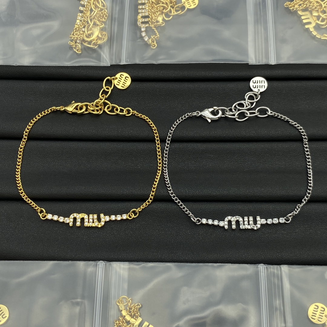 Miu Miu Jewelry Bracelets letter bracelet