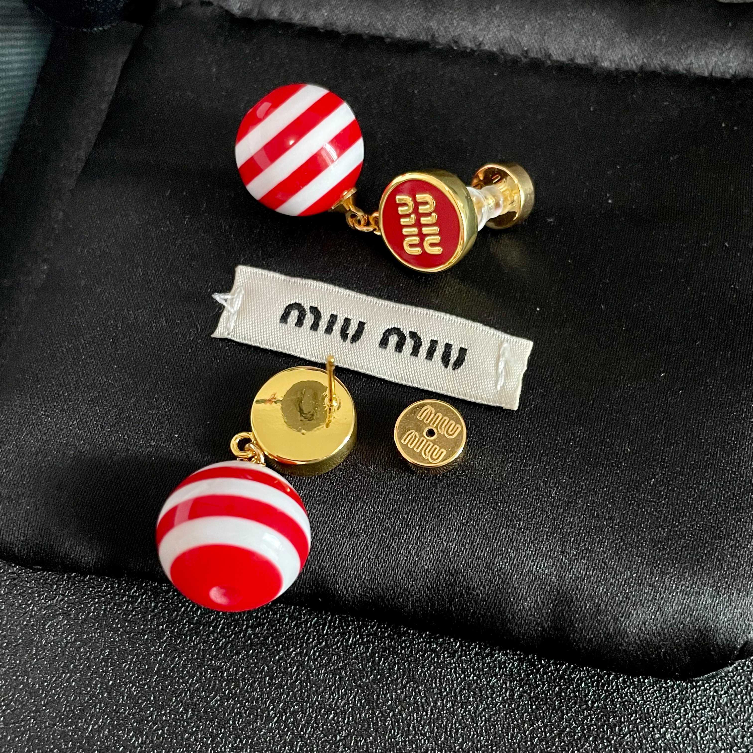 Miu Miu Jewelry Earring letter design earrings