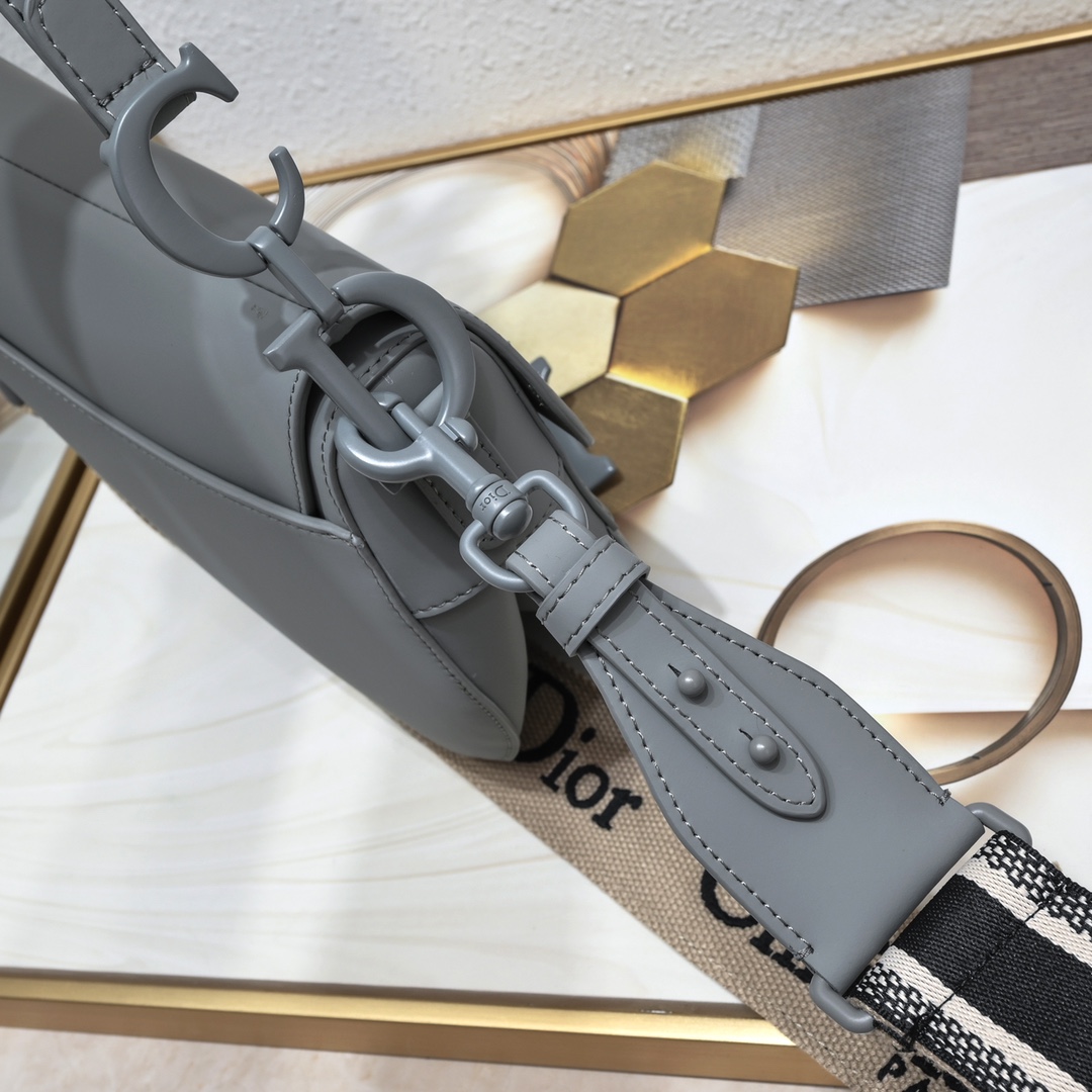 Saddle Bag Gray Matte 6680 XB012 25.5cm