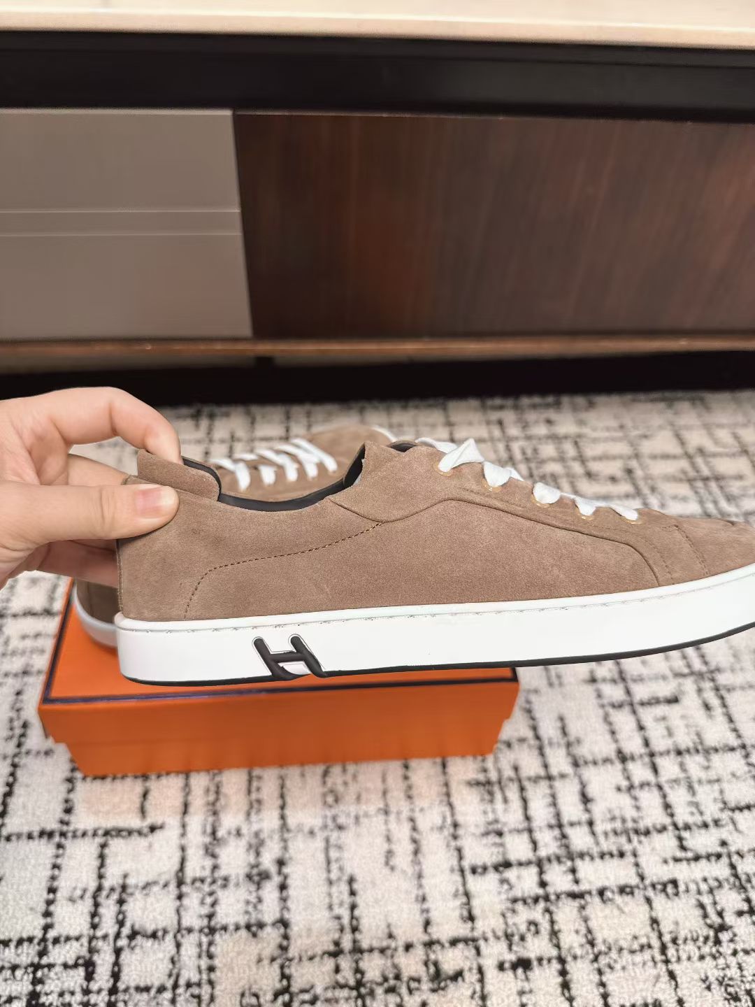 Hermes Shoes Casual Shoes Sheepskin